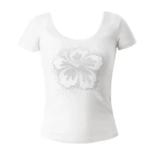 [BUNJANG] Babymetalclub Hibiscus Short Sleeve T-shirt / 베이비메탈클럽 히비스커스 반팔 베메클