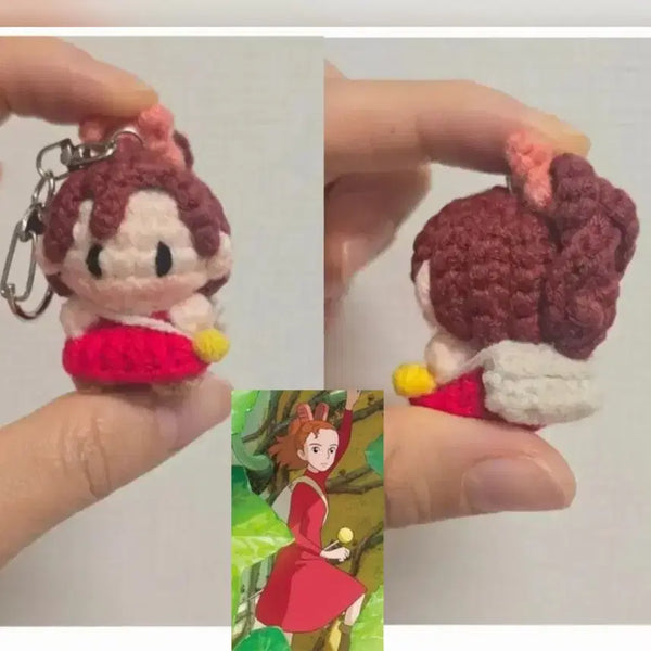 [BUNJANG] Arrietty The Secret World of Arrietty Hand-Knitted Keychain / ##애니 마루밑 아리에티## 손뜨개키링