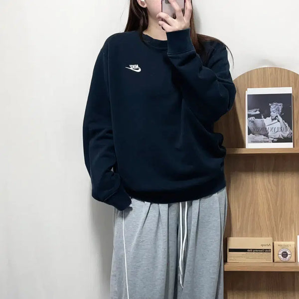 [BUNJANG] Nike Black Futura Sweatshirt L / 나이키 블랙 푸츄라 맨투맨 [ L ]