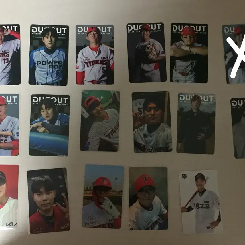 [BUNJANG] Kia Tigers Dugout Photocard / 기아 타이거즈 더그아웃 포카 양도