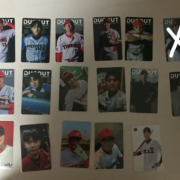 [BUNJANG] Kia Tigers Dugout Photocard / 기아 타이거즈 더그아웃 포카 양도