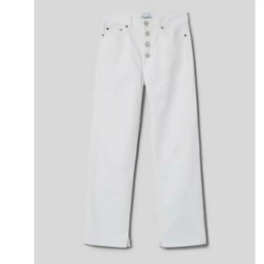 [BUNJANG] Ganni Rigid Denim White Jeans / 가니 ganni 리지드데님 화이트 새상품