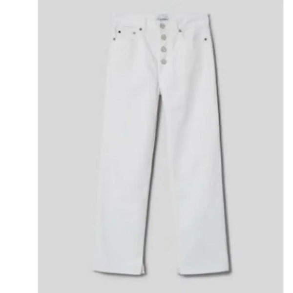 [BUNJANG] Ganni Rigid Denim White Jeans / 가니 ganni 리지드데님 화이트 새상품