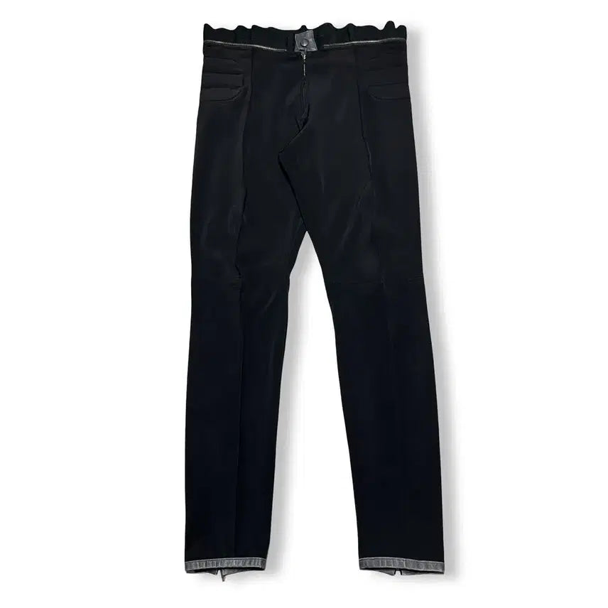 [BUNJANG] Jean Paul Gaultier 1990s Leather Hem Zip Waist Trousers / 1990s jean paul gaultier homme