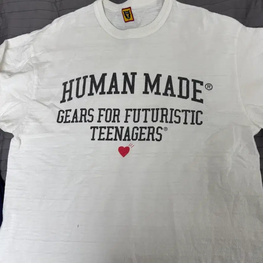 [BUNJANG] Human Made White Logo T-Shirt XL / [XL] 휴먼메이드 티셔츠
