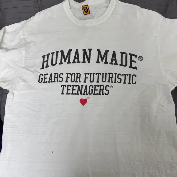 [BUNJANG] Human Made White Logo T-Shirt XL / [XL] 휴먼메이드 티셔츠