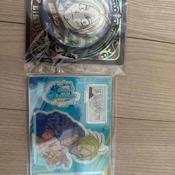 [BUNJANG] Sakamoto Days Shin 25th Birthday Diorama & Can Badge Set (Unsealed, Bundle) / 사카모토데이즈 신 25  점프샵 생일 디오라마,캔빗지 미개봉 일괄