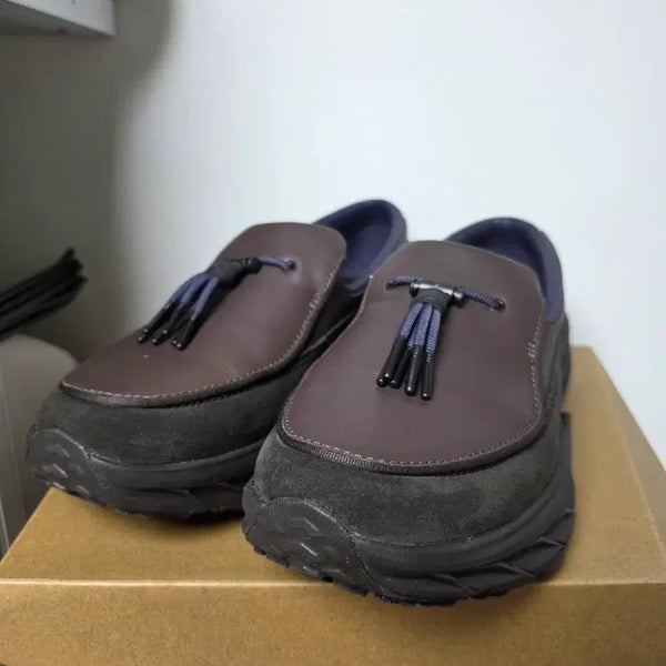 [BUNJANG] Hoka Speed Loafer Walnut Cast Iron Men's Shoes Size 290 / 호카 스피드 로퍼 월넛 캐스트 아이언 290