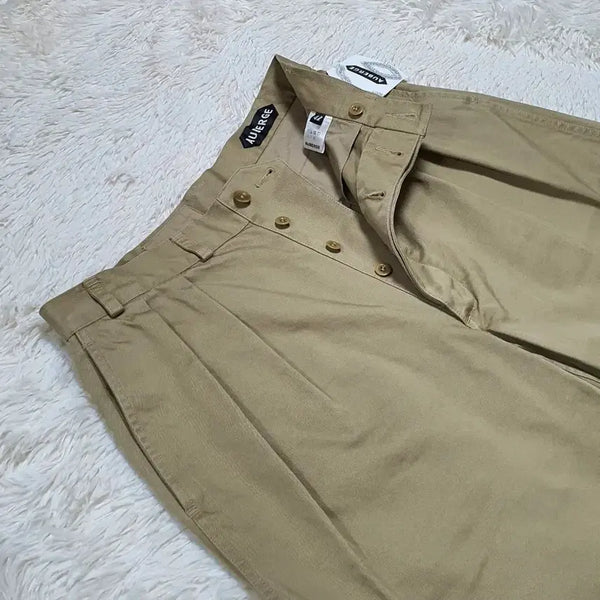 [BUNJANG] AUBERGE Cotton Wide Fit Pants Beige / AUBERGE 오베르쥬 면팬츠.