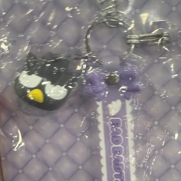 [BUNJANG] Sanrio Badtz-Maru Quilt Lottery Charm / 배드바츠마루 산리오 쿠지 키링