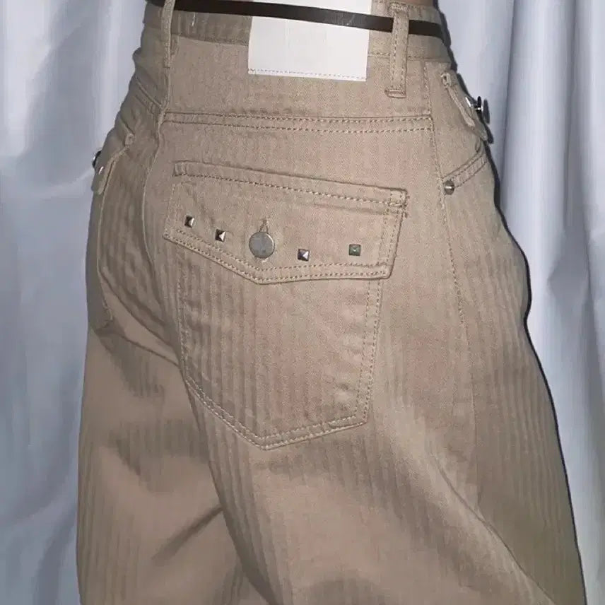 [BUNJANG] The Boyage Cotton Wide Pants / 더보야쥬 빈티지 스터드 포켓 와이드 팬츠