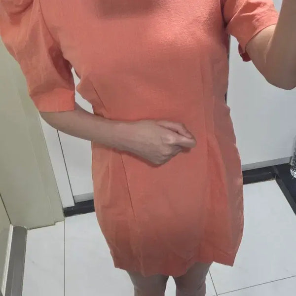[BUNJANG] Puff Short Sleeve Dress / 퍼프 반팔 원피스
