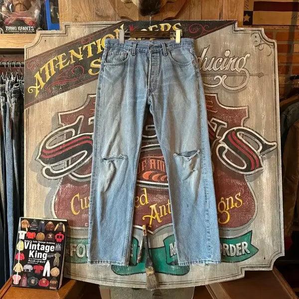 [BUNJANG] Levi's 501 Vintage USA Denim Jeans (33x30) / 90s USA 리바이스 501 팬츠 (33x30)