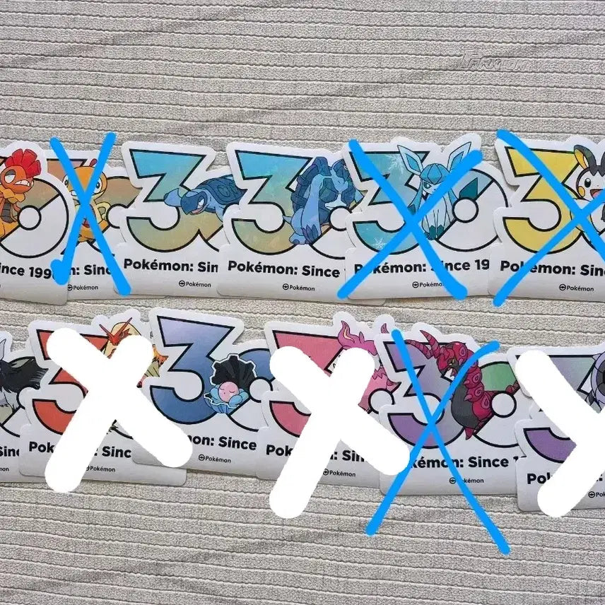 [BUNJANG] Pokemon 30th Anniversary Logo Sticker / 포켓몬 30주년 로고 스티커 판매합니다!