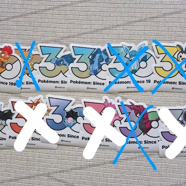 [BUNJANG] Pokemon 30th Anniversary Logo Sticker / 포켓몬 30주년 로고 스티커 판매합니다!
