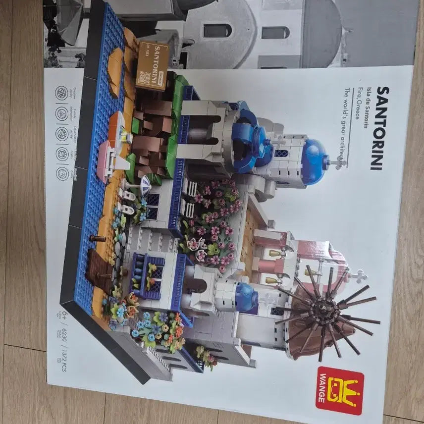 [BUNJANG] Unsealed Santorini Landmark Building Compatible Block Set / 미개봉새상품 그리스 산토리니 랜드마크건축물 중국 호환블럭