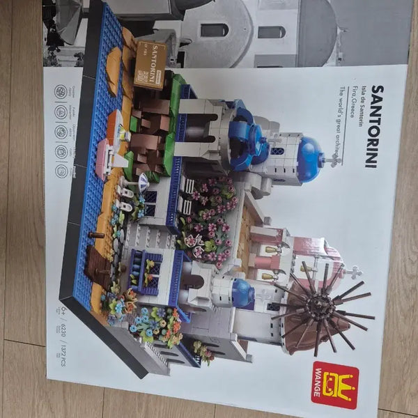 [BUNJANG] Unsealed Santorini Landmark Building Compatible Block Set / 미개봉새상품 그리스 산토리니 랜드마크건축물 중국 호환블럭