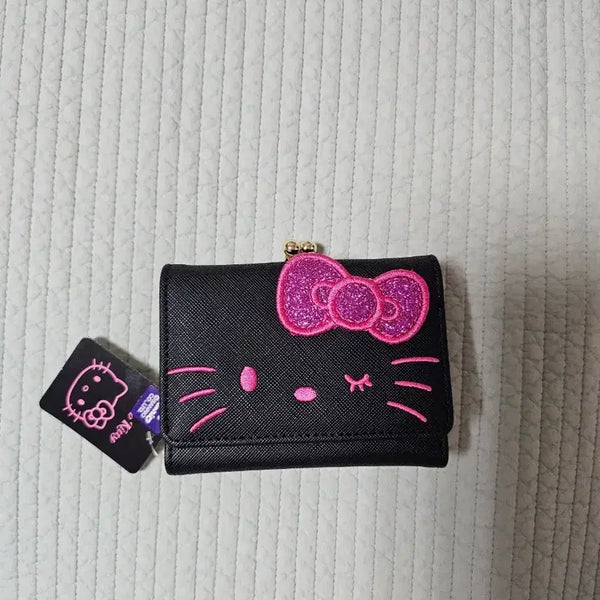 [BUNJANG] Kitty Blackpink Bifold Wallet / 키티 블랙핑크 반지갑