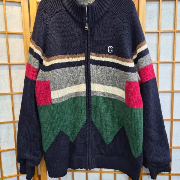 [BUNJANG] W.Angle Men's Windproof Knit Jacket Size 105 / 와이드앵글 방풍니트쟈켓 105
