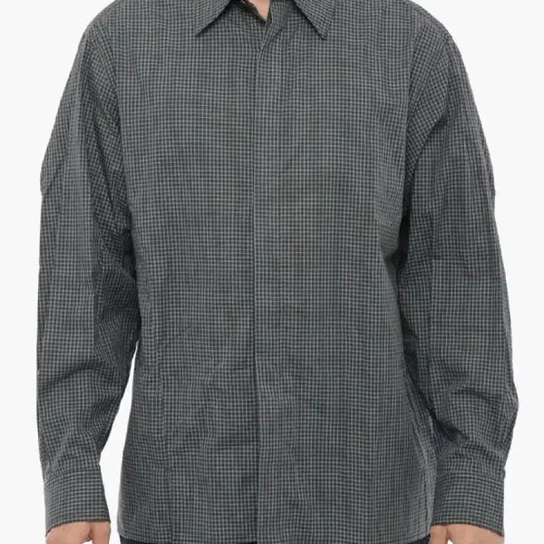 [BUNJANG] Ader Error Hidden Button Checkered Shirt (M) / [M] 아더 에러 (Ader Error) 히든 버튼 체크 셔츠