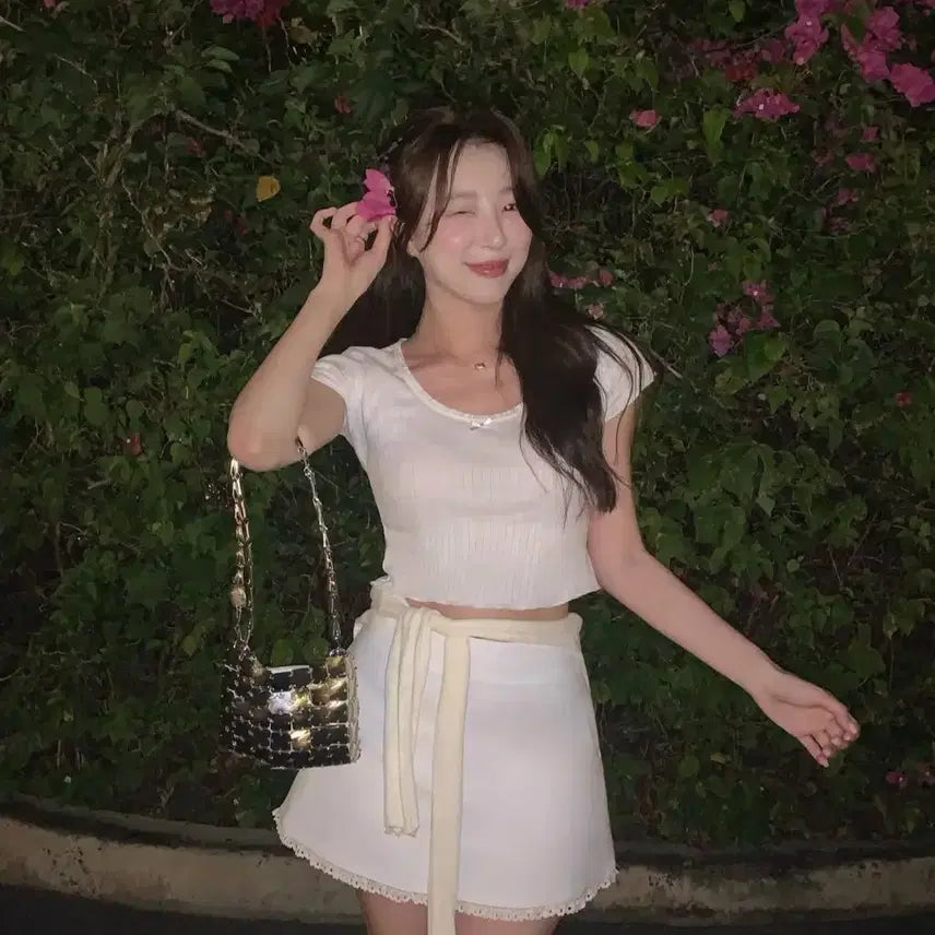 [BUNJANG] Shopshiye Summer Lace Skirt / 샵시예 썸머레이스 스커트