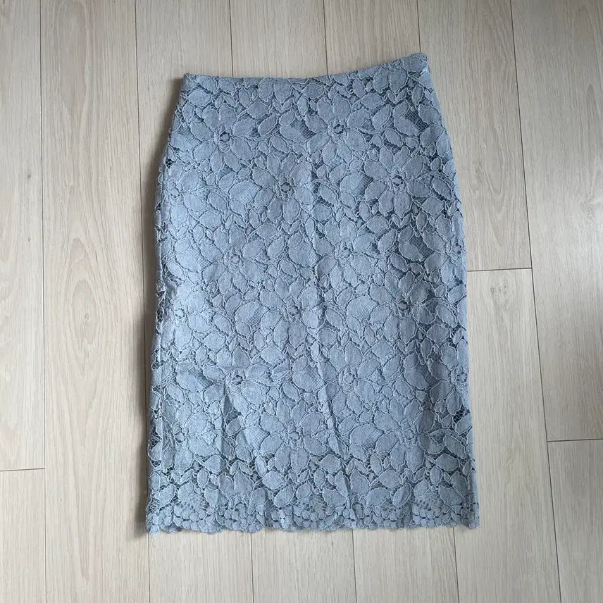 [BUNJANG] JJ JIGOTT Lace Skirt Sky Size 55 / 새상품) JJ지고트 레이스 스커트