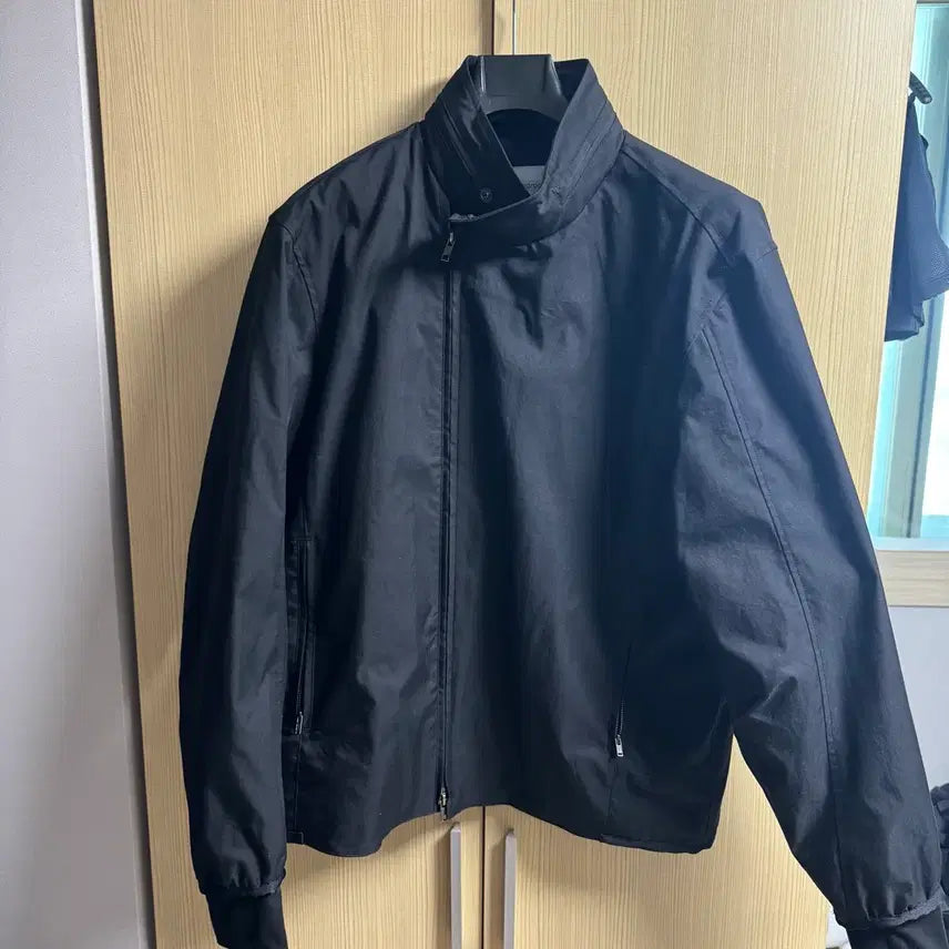 [BUNJANG] HAECHING ROOM Diagonal Zip Jacket V2 Black / [4] 해칭룸 Diagonal Zip Jacket V2 블랙 다이애그널