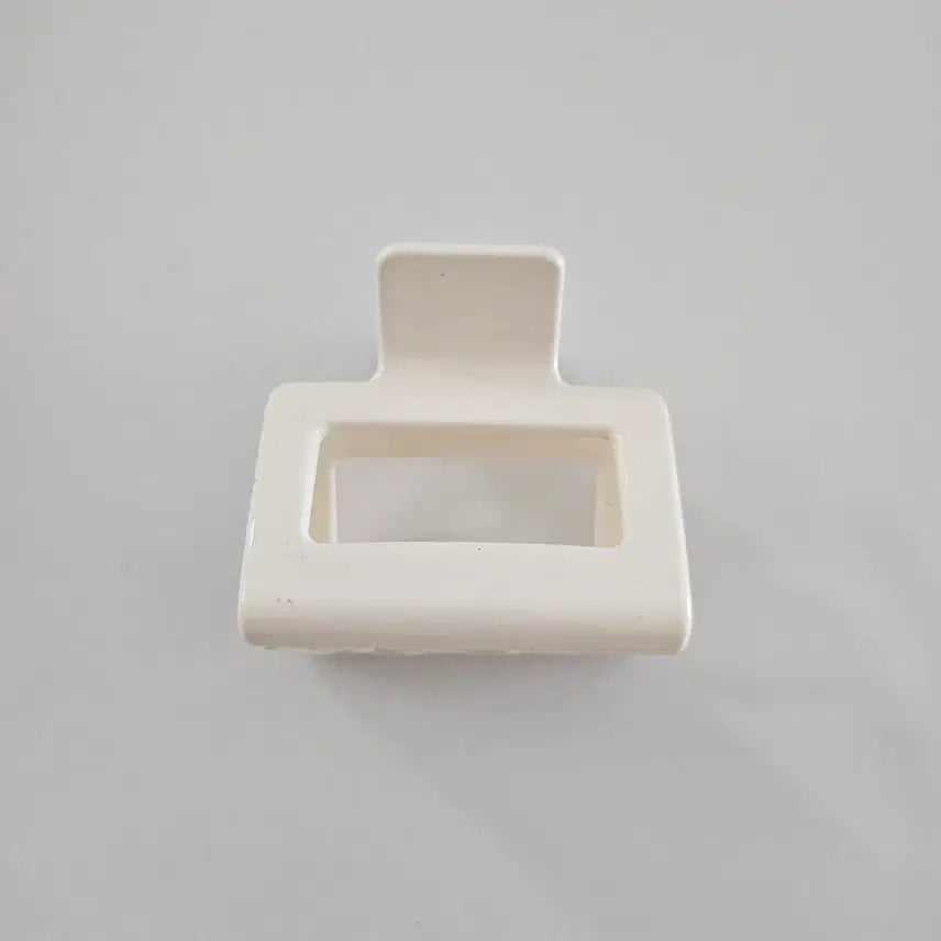 [BUNJANG] Mini Square Ivory Hair Clip / (새상품) 미니 사각 아이보리 집게핀 헤어핀