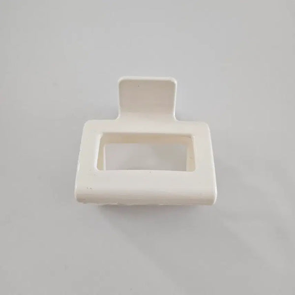 [BUNJANG] Mini Square Ivory Hair Clip / (새상품) 미니 사각 아이보리 집게핀 헤어핀