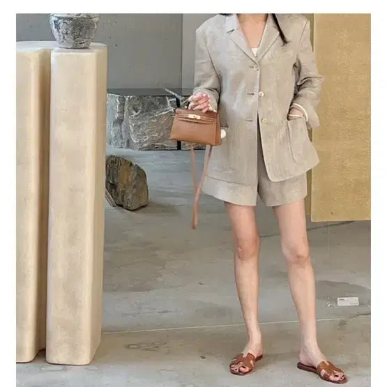 [BUNJANG] Semomo Linen Jacket / 쎄모먼 린넨 자켓