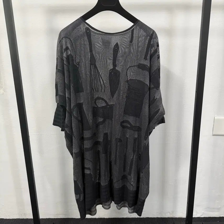 [BUNJANG] Pleats Please Issey Miyake Dôgu Pattern Sheer Tunic Dress / 플리츠플리즈 이세이미야케 도구 패턴 튜닉 시스루 원피스