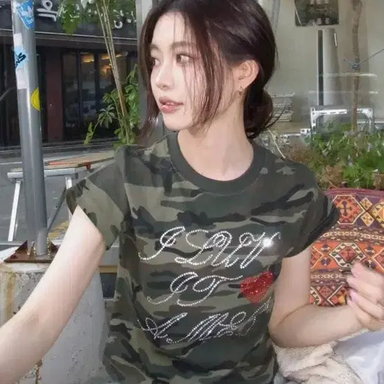 [BUNJANG] Amsworldwide Camo T-Shirt / (새상품)아메스월드와이드 반팔 카모