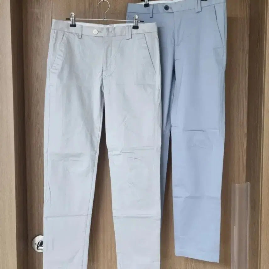 [BUNJANG] Basic House Cotton Pants Men's 30-inch Light Gray Sky Blue / 베이직하우스 면바지 남성 30인치 2종