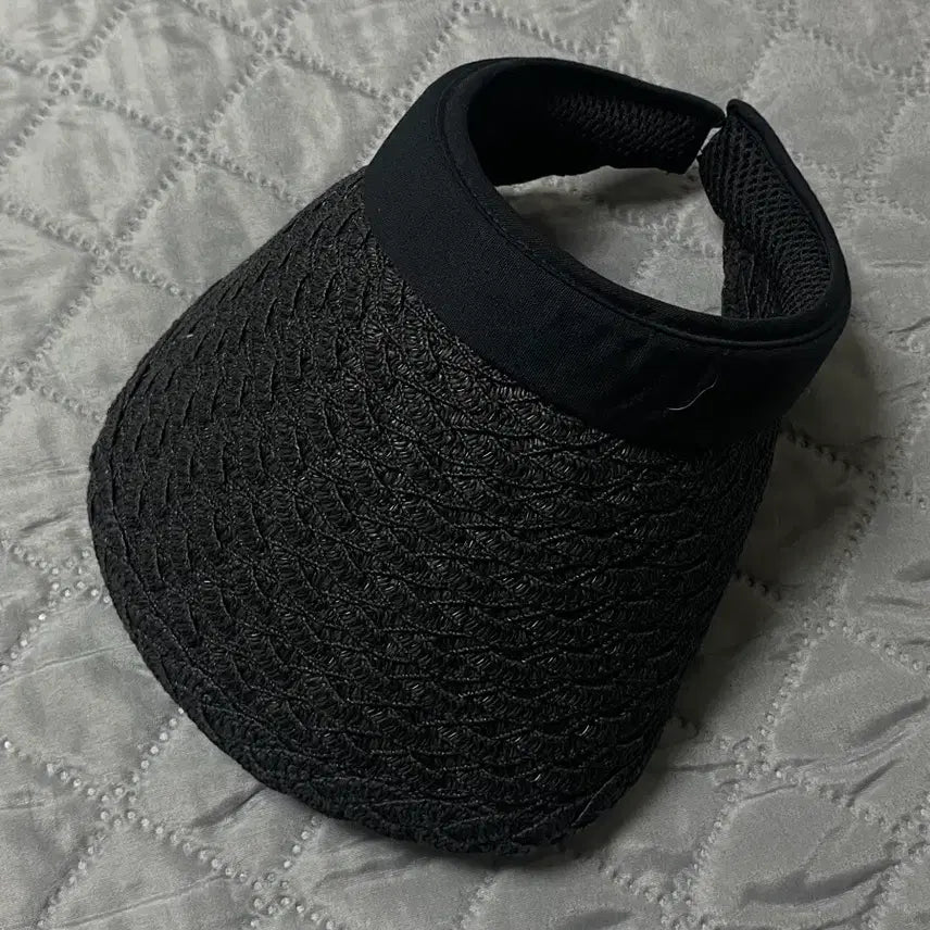 [BUNJANG] Black Rattan Sun Cap / 블랙 라탄 썬캡