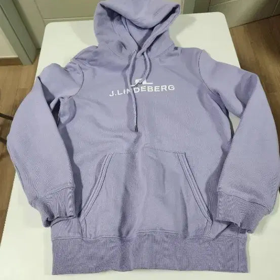 [BUNJANG] J. Lindeberg Women's Lavender Hooded Sweatshirt Set / J 린드버그 여성 라벤더 상의 후드셋업