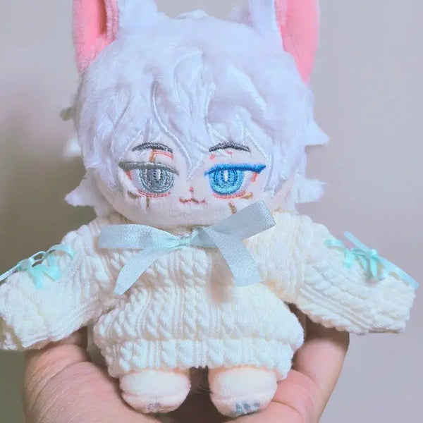 [BUNJANG] Final Fantasy XIV Aura, Miqo'te 10cm Custom Plush Doll / 파판 14 개인제작 아우라, 미코테 빛전 속성 10cm 인형 판매