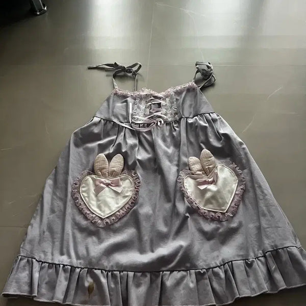 [BUNJANG] Nail Patch Lavender Dress / 일본 나일퍼치 라벤더 원피스