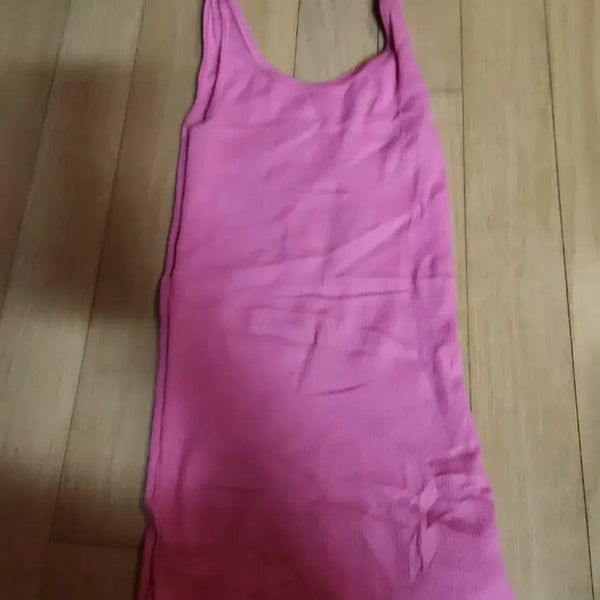 [BUNJANG] Abercrombie Kids Hot Pink Ribbed Sleeveless Top XS / 핫핑크 쫄 나시 슬리브리스 아베크롬비