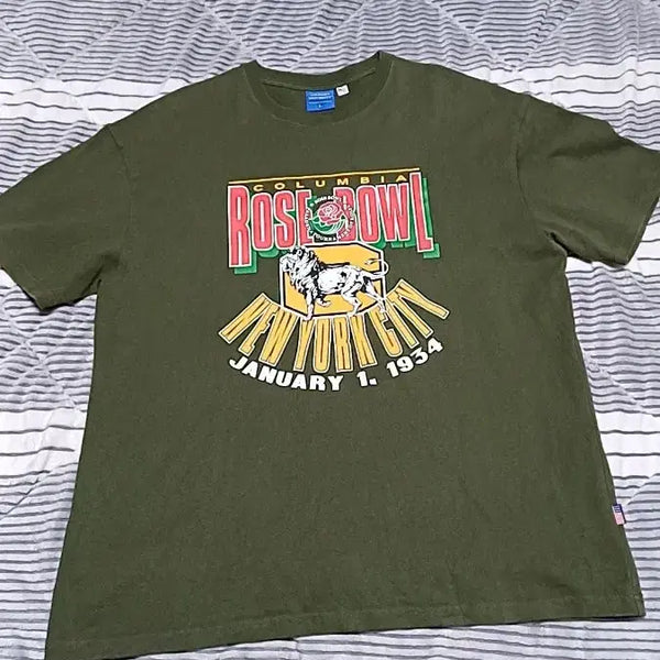[BUNJANG] Columbia University Short Sleeve T-Shirt Size XL / 컬럼비아대학교 반팔 실측110 가슴58 기장74