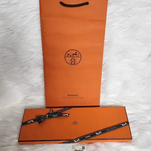 [BUNJANG] Hermès Tie Box Set with Shopping Bag / 5-2)에르메스넥타이박스 셋트