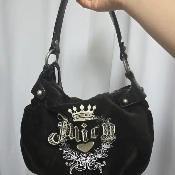 [BUNJANG] Jucycouture Velvet Bag / 쥬시꾸뛰르 벨벳가방