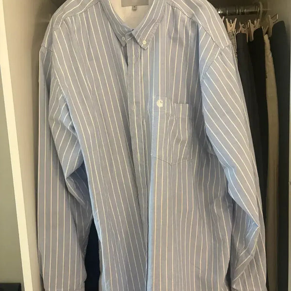 [BUNJANG] Carhartt Striped Shirt XL / 칼하트 스트라이프 셔츠 XL