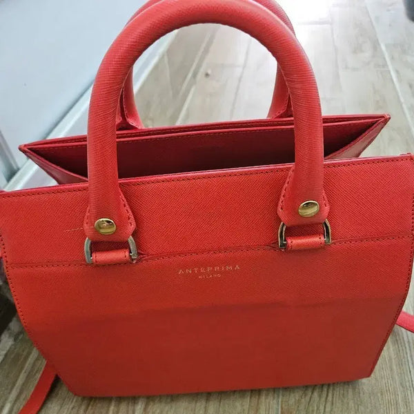 [BUNJANG] ANTEPRIMA Saffiano Leather Shoulder & Tote Bag / [정품] 안테프리마(ANTEPRIMA) 사피아노 가죽 숄더 & 토트백