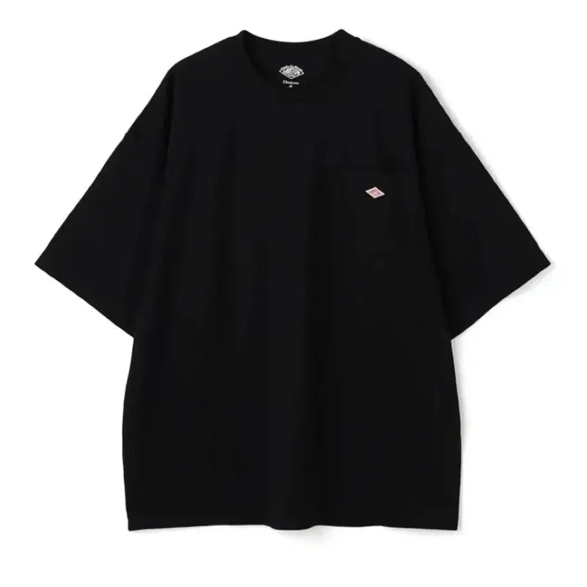 [BUNJANG] DanTon Black Pocket T-Shirt L / 단톤 반팔 블랙 L