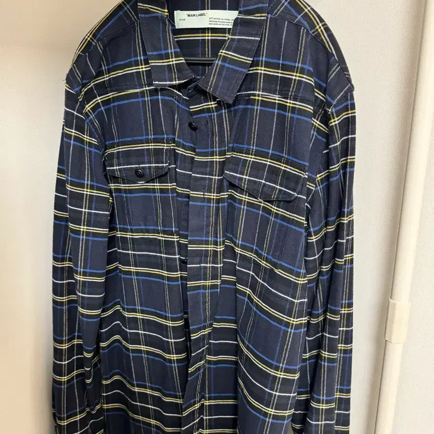 [BUNJANG] Off-White Flannel Check Shirt XL / [xl] 오프화이트 플란넬 체크 셔츠