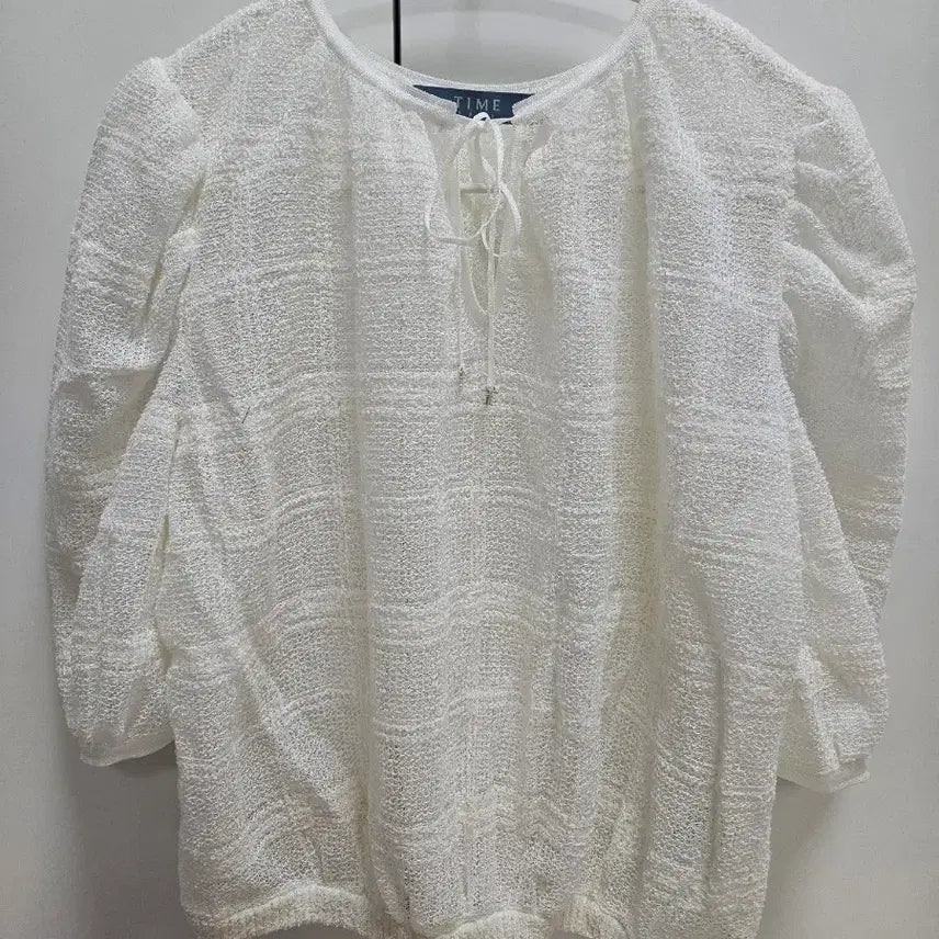 [BUNJANG] TIME White Blouse / TIME 타임 화이트 블라우스