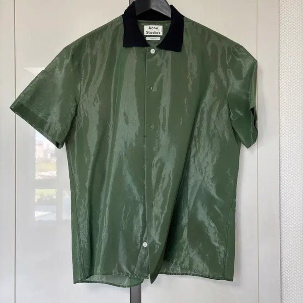 [BUNJANG] Acne Studios 15SS Olaf Solid Shirt Green / [46] Acne Studio 15SS OLAF SOLID SHIRTS