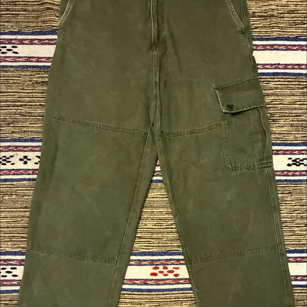 [BUNJANG] Henry Cotton's Fly Fishing Club Utility Cargo Pants Olive Green / (31~32)헨리코튼 플라이피싱클럽 ffc 유틸리티 카고팬츠