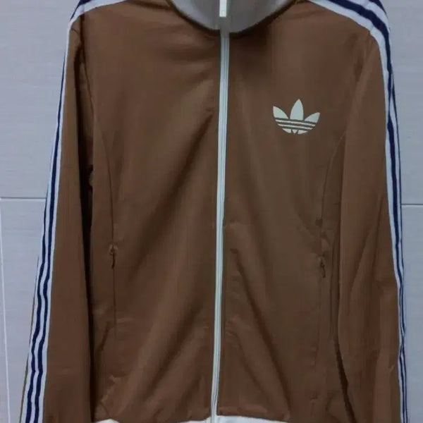 [BUNJANG] Adidas Heritage Brown Track Top Jersey Zip-Up Size M (95) / 아디다스 대장급 헤리티지 브라운 트랙탑 져지집업 95/M