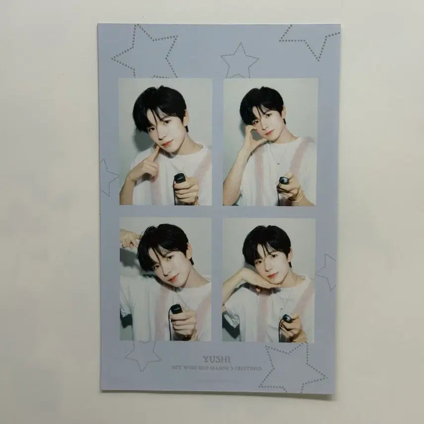 [BUNJANG] NCT WISH 2025 Season's Greetings Yushi Version 4-Cut Photo Set / 엔시티 위시 2025 시그 네컷 포토 사진 세트 유우시 버전